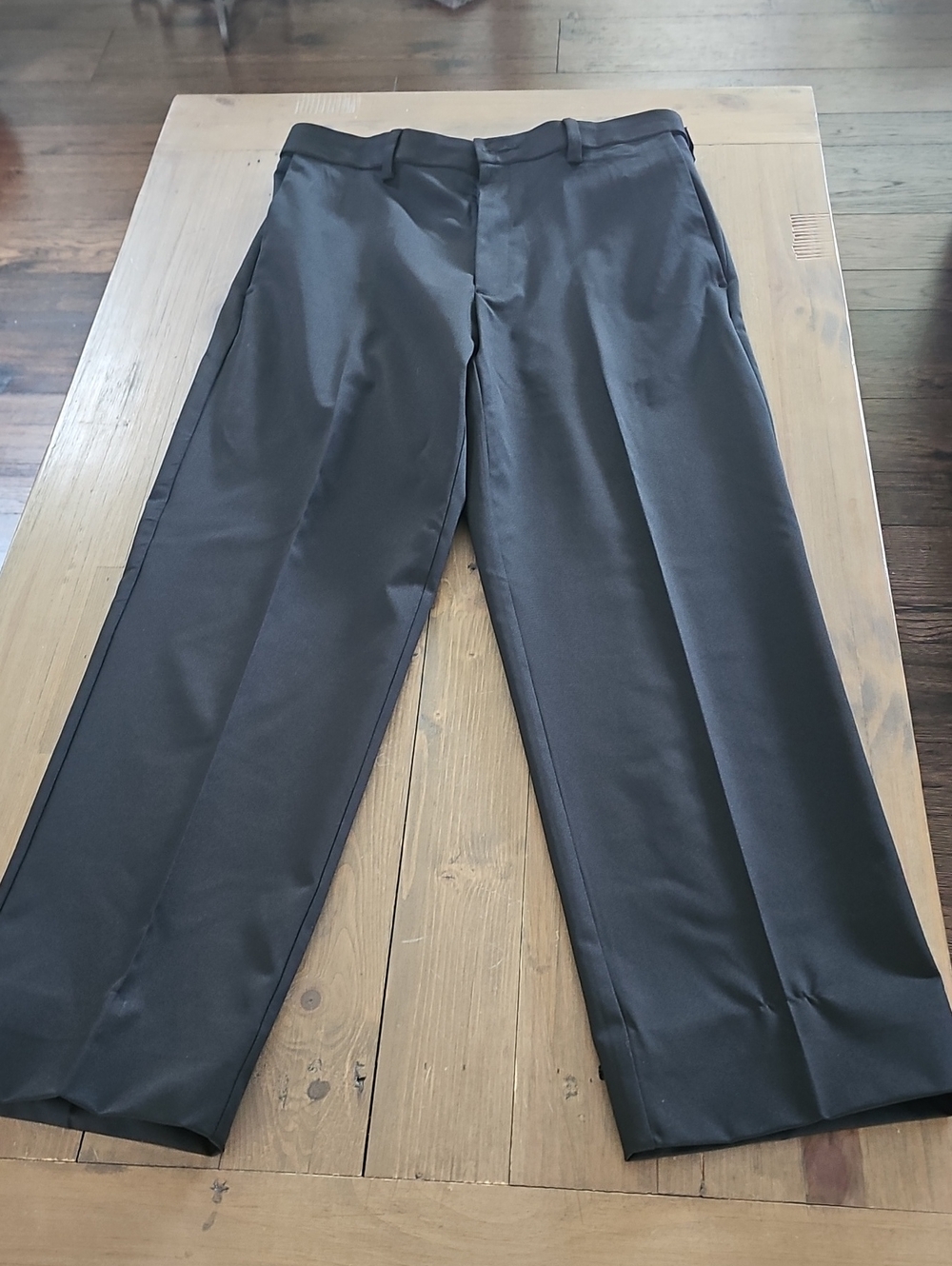 Haggar Men's Black Dress Pants - Classic Straight Leg
